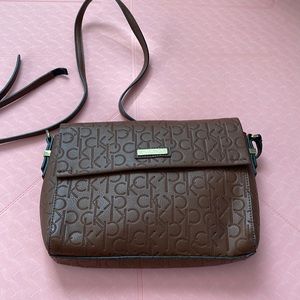 Calvin Klein Brown Crossbody Bag